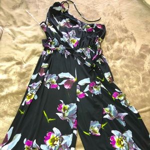 Over the shoulder pant romper